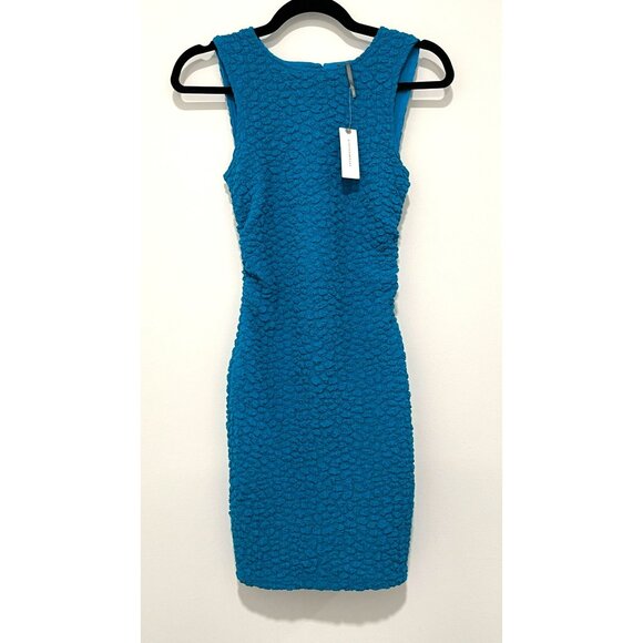 Anthropologie Textured Sleeveless Sheath Mini Dress NWT Sz XXS - Picture 3 of 9